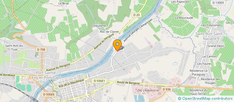 localisation de l'entreprise S.T.L.M. à PINEUILH