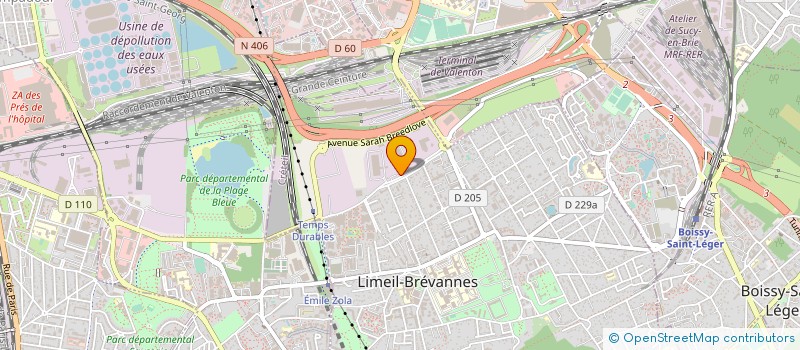 localisation de l'entreprise S.T.L.M. SA TRANSPORTS à LIMEIL-BREVANNES