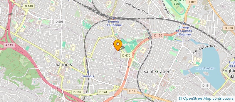 localisation de l'entreprise S.T.L.P.  SAINT-GRATIEN