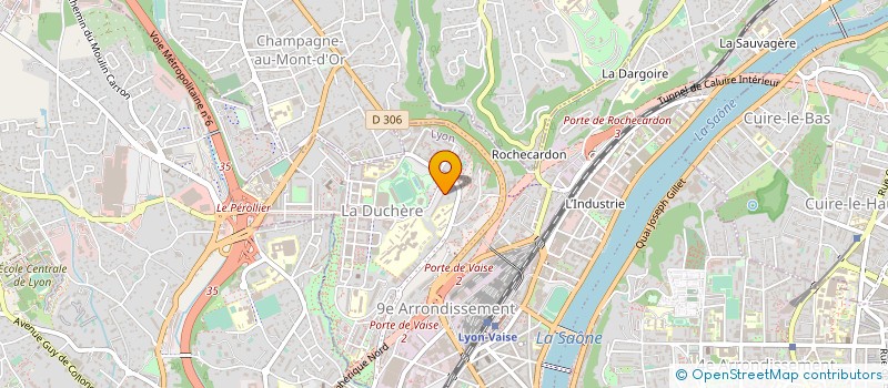 localisation de l'entreprise S.T.M. à LYON