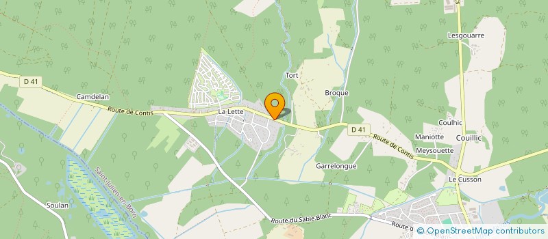 localisation de l'entreprise S.T.M.  SAINT-JULIEN-EN-BORN