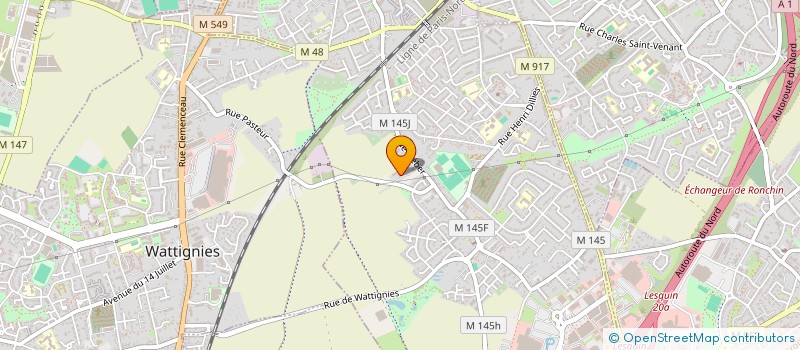 localisation de l'entreprise S.T.M.B. à FACHES-THUMESNIL