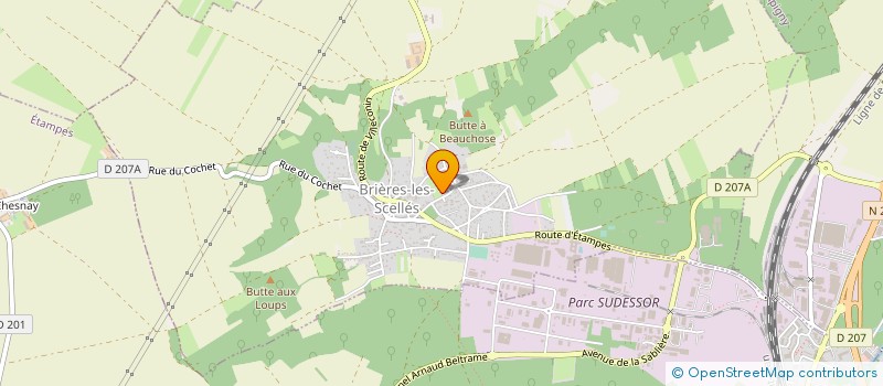 localisation de l'entreprise S.T.M.E.  ETAMPES