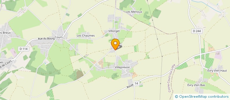 localisation de l'entreprise S.T.N à COSNE COURS SUR LOIRE
