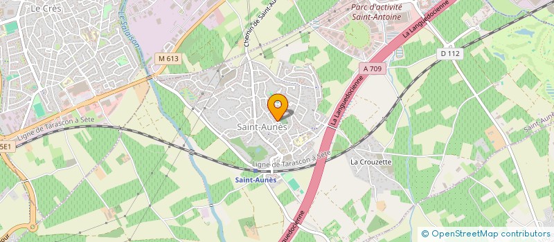 localisation de l'entreprise S.T.N à SAINT-AUNES