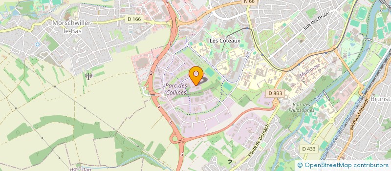 localisation de l'entreprise S T N A à MULHOUSE