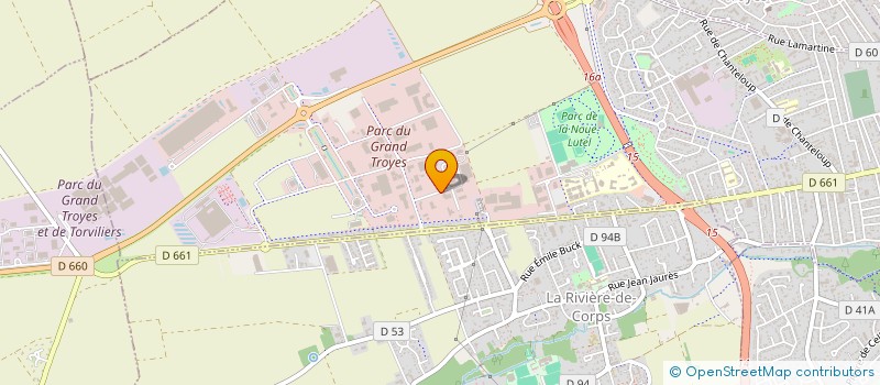 localisation de l'entreprise S.T.N. INVESTISSEMENT  SAINTE-SAVINE