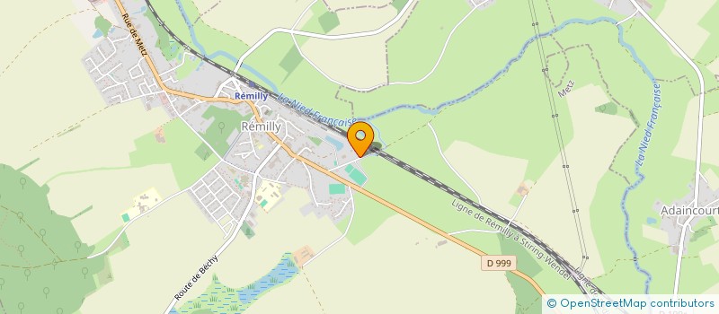 localisation de l'entreprise S.T.P. à REMILLY