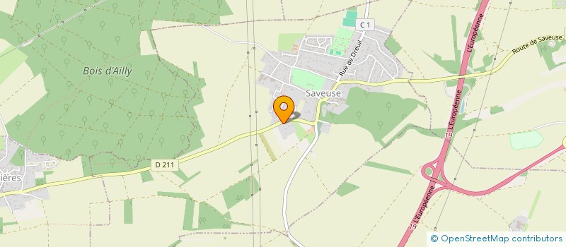 localisation de l'entreprise S.T.P.  SAVEUSE