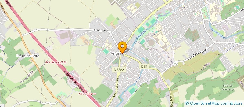 localisation de l'entreprise S.T.P.G à ANGRES