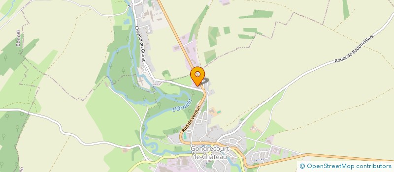 localisation de l'entreprise S.T.P.P. à GONDRECOURT-LE-CHATEAU