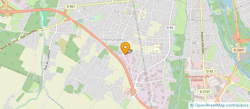 localisation de l'entreprise S-T PARE BRISE  VILLEMANDEUR