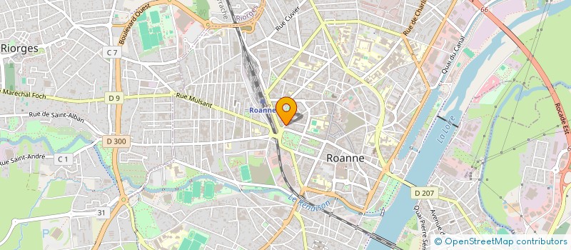 localisation de l'entreprise S T PATRIMOINE  ROANNE