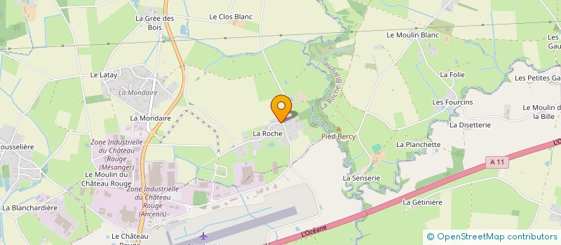 localisation de l'entreprise S.T. PATRIMOINE  MESANGER