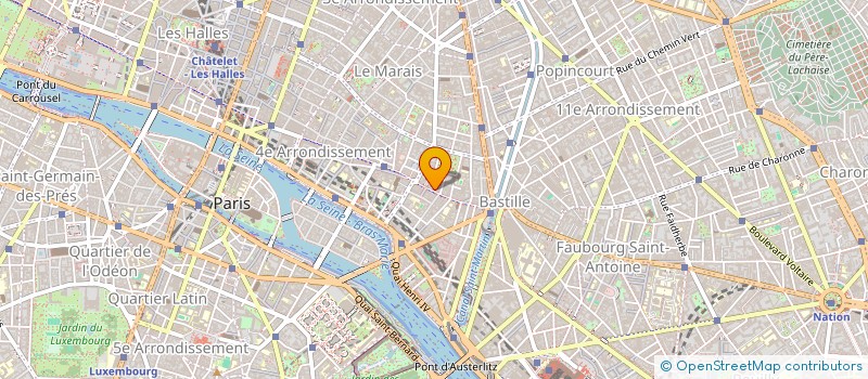localisation de l'entreprise S.T. PREP à PARIS