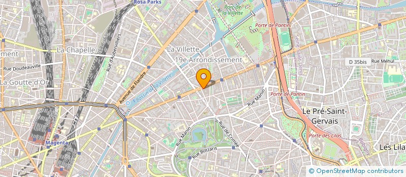 localisation de l'entreprise S.T. PRO DENTAL à PARIS
