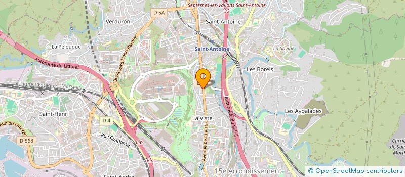 localisation de l'entreprise S.T.R à MARSEILLE
