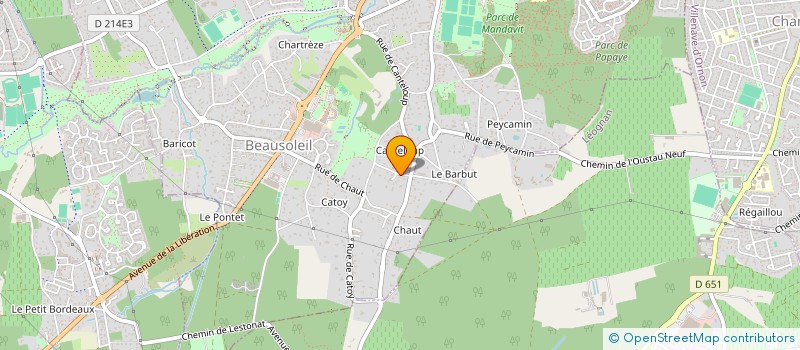 localisation de l'entreprise S.T.R.A.S.S IMMOBILIER  GRADIGNAN