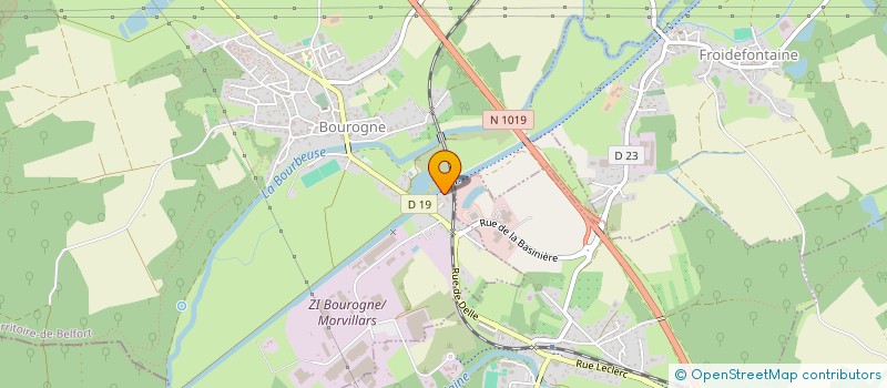 localisation de l'entreprise S.T.R.I.M. à BOUROGNE