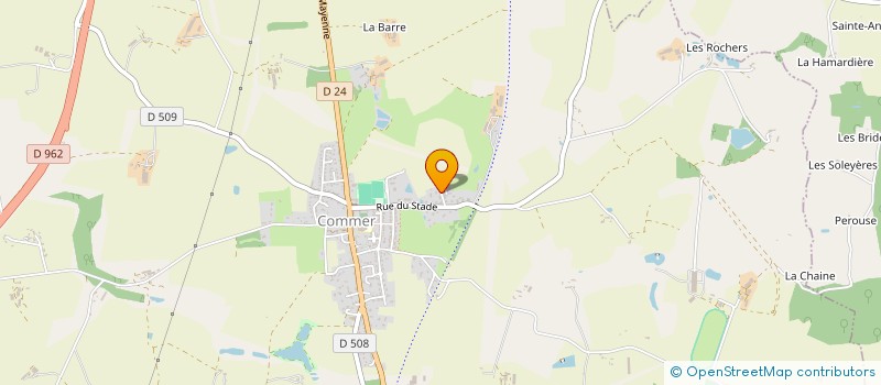 localisation de l'entreprise S.T.S.  COMMER