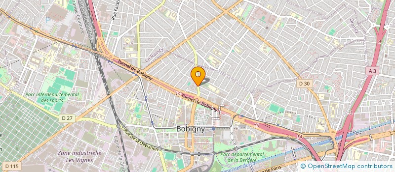 localisation de l'entreprise S T S ILE DE FRANCE  BOBIGNY