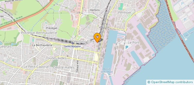 localisation de l'entreprise S.T.S LITTORAL à SAINT-NAZAIRE