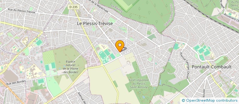 localisation de l'entreprise S.T.S. PLOMBERIE à LE PLESSIS-TREVISE