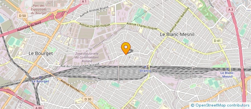localisation de l'entreprise S.T.T BATIMENT à DRANCY