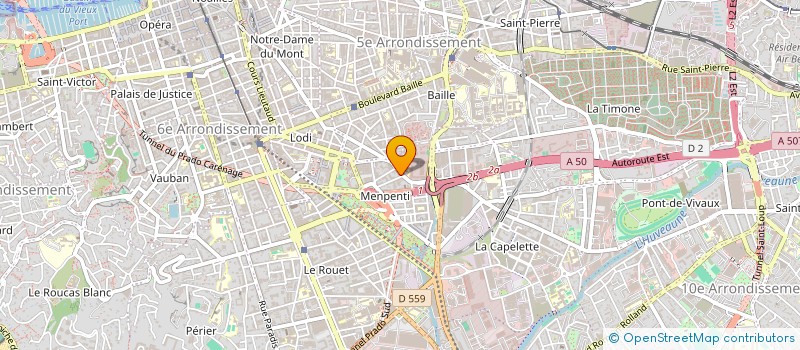 localisation de l'entreprise S.T.T.R. SARL SOC TOUS TRAVAUX RENOV à MARSEILLE