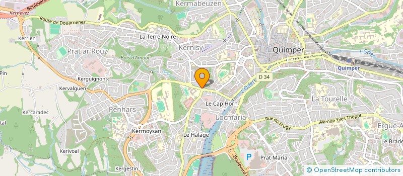 localisation de l'entreprise S'TACOS BMS à QUIMPER