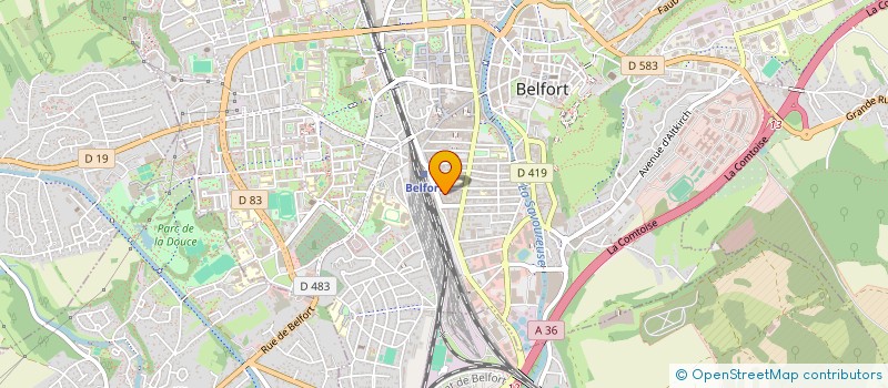 localisation de l'entreprise S-TAR SARL à BELFORT