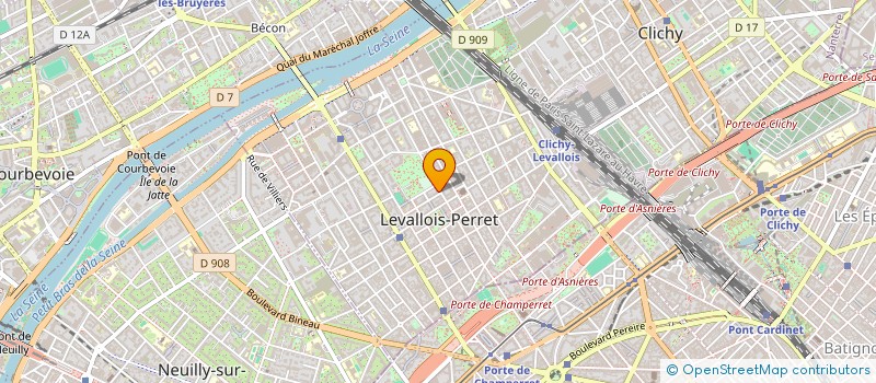 localisation de l'entreprise S-TEAM à LEVALLOIS PERRET