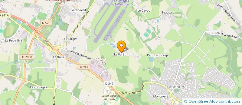 localisation de l'entreprise S'TEAM & CO à LIMOGES