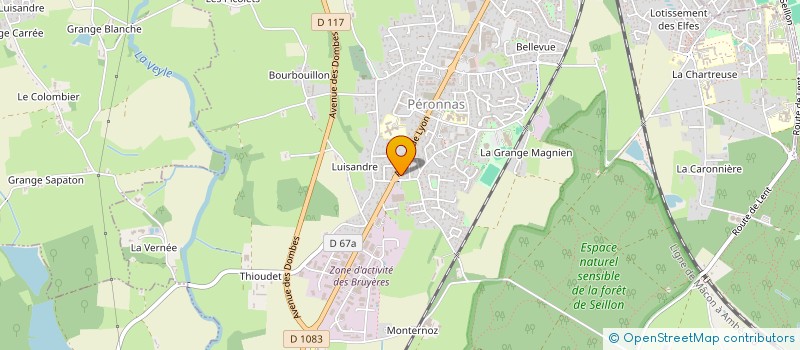 localisation de l'entreprise S.TEAM MOTOS à PERONNAS
