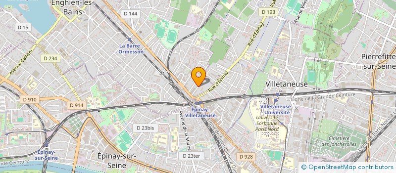 localisation de l'entreprise S-TEAM PARTNERS à DEUIL-LA-BARRE