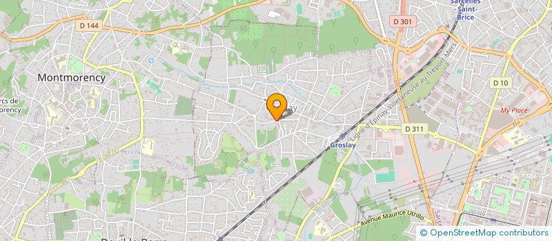 localisation de l'entreprise S-TEAM RECORDS  GROSLAY