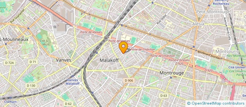 localisation de l'entreprise S-TEAM TA VILLE  MALAKOFF