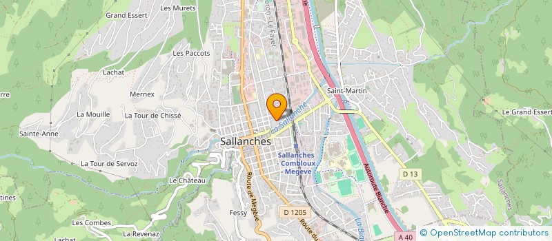 localisation de l'entreprise S'TEL COACHING  SALLANCHES