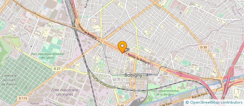 localisation de l'entreprise S. TEX  BOBIGNY