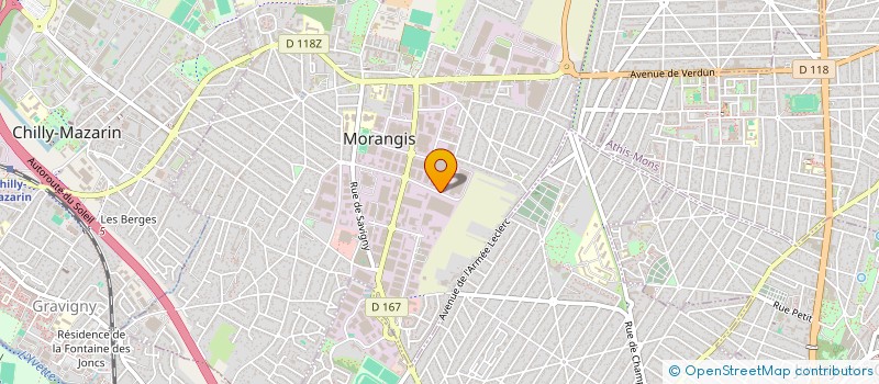 localisation de l'entreprise S-THERM à MORANGIS