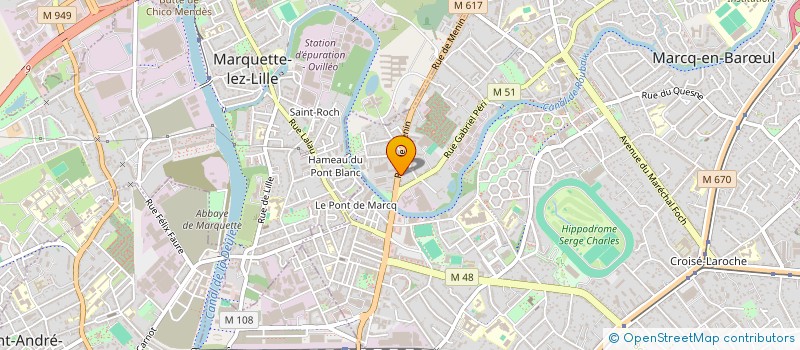 localisation de l'entreprise S-TIM à MARCQ-EN-BARŒUL