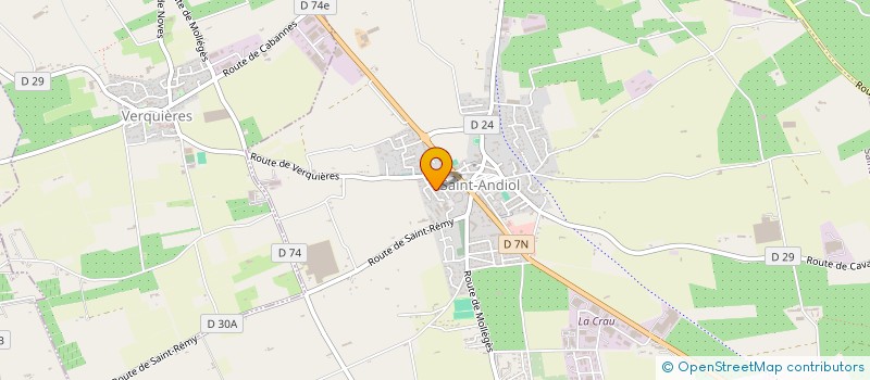localisation de l'entreprise S.TRANS FRANCE SA à SAINT-ANDIOL