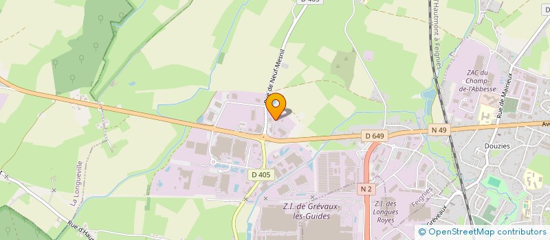 localisation de l'entreprise S.U.M.A.P.R.O à FEIGNIES