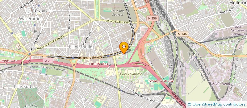 localisation de l'entreprise S'UNIR POUR AIDER à LILLE