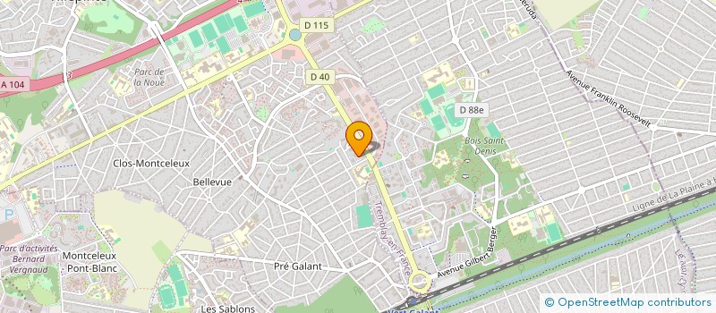 localisation de l'entreprise S'UNIR POUR UN SOURIRE à VILLEPINTE