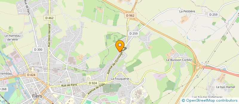 localisation de l'entreprise S&V à FLERS