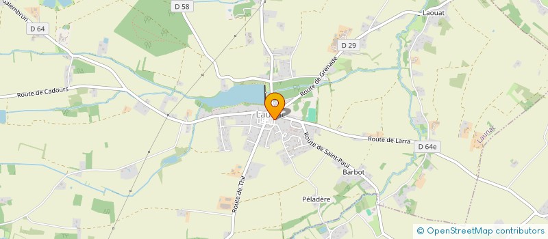 localisation de l'entreprise S.V.A à LAUNAC