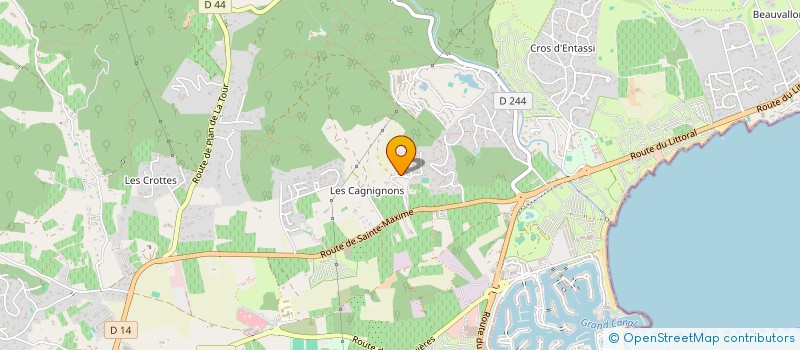 localisation de l'entreprise S.V.A RENOVATION  GRIMAUD