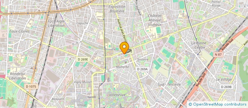 localisation de l'entreprise S.V.A.T. à GRENOBLE