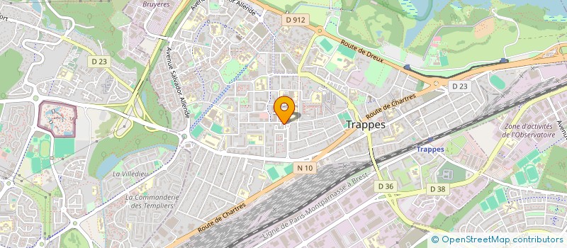 localisation de l'entreprise S V DA SILVA à TRAPPES